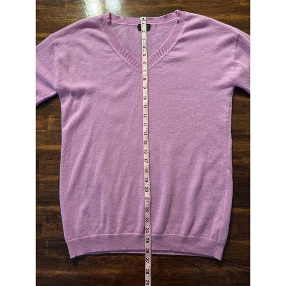 Talbots Women's Large Sweater V Neck 100% Pure Cashmere Long Sleeve - Picture 7 of 8